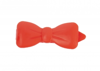 Plastové mašle 3,5 cm - červené