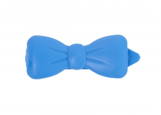 Plastové mašle 3,5 cm - modré