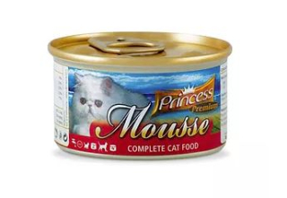 Princess Mousse - hovězí maso a játra 85 gr