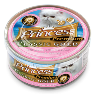 Princess Premium Gold - kuře, tuňák, krevety - intestines  170 gr